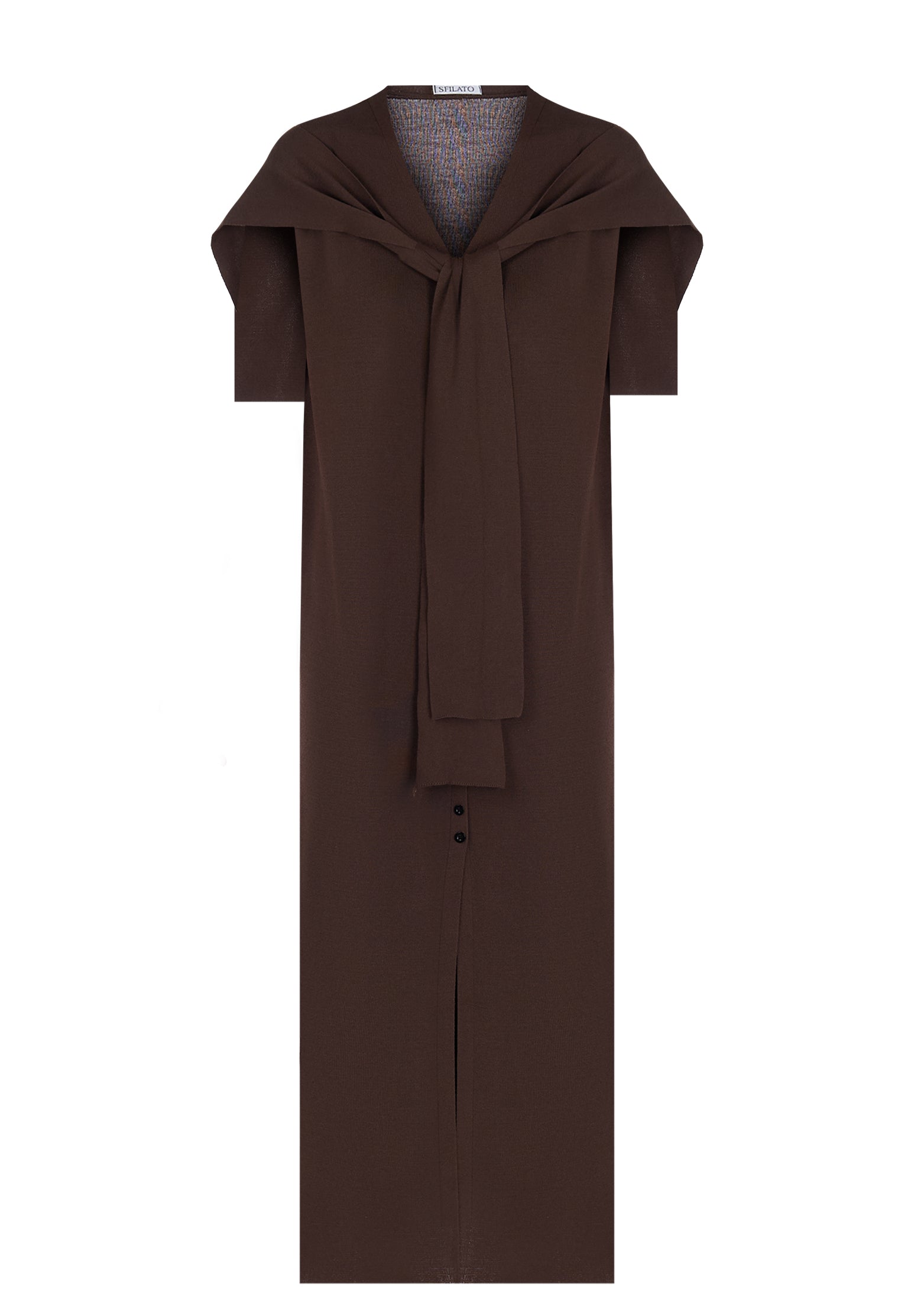 Brown Sfilato dress - view 1