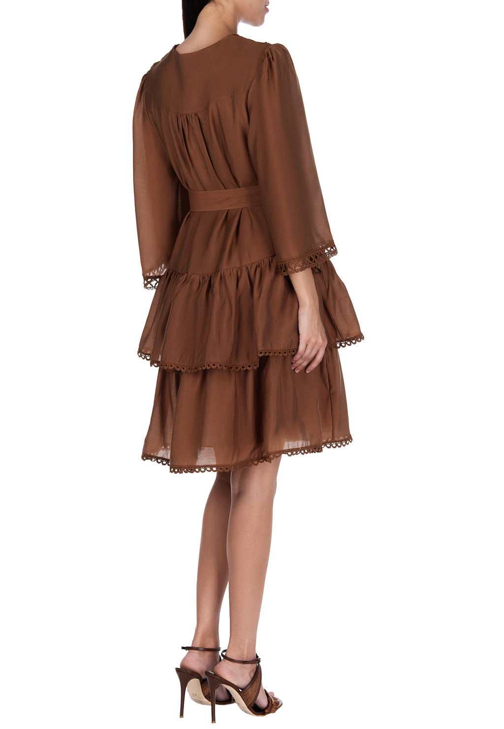 Brown Sfilato dress - view 2