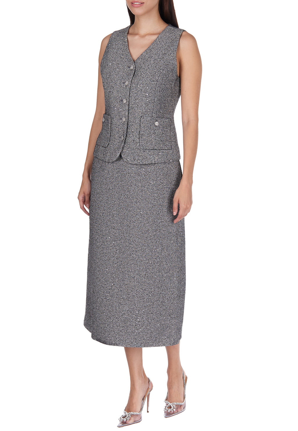Gray Sfilato suit - view 4