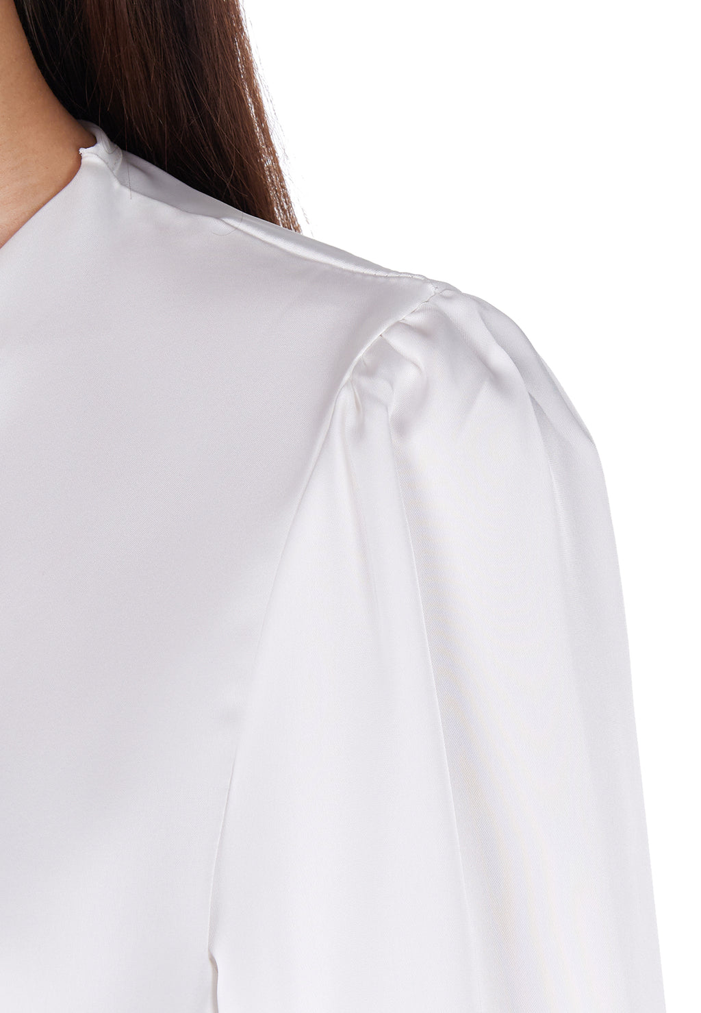 White and Gray Sfilato blouse - view 5