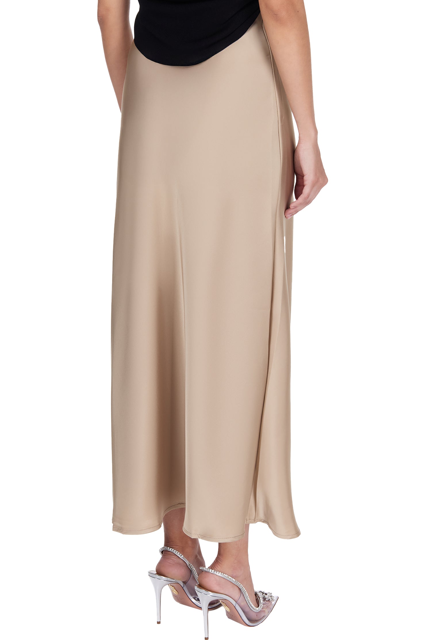 Beige Sfilato skirt - view 2
