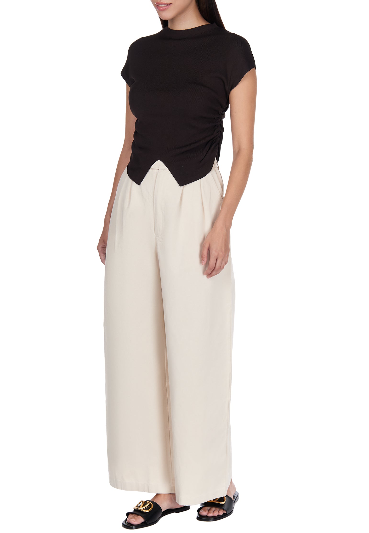 Gray Sfilato trousers - view 2