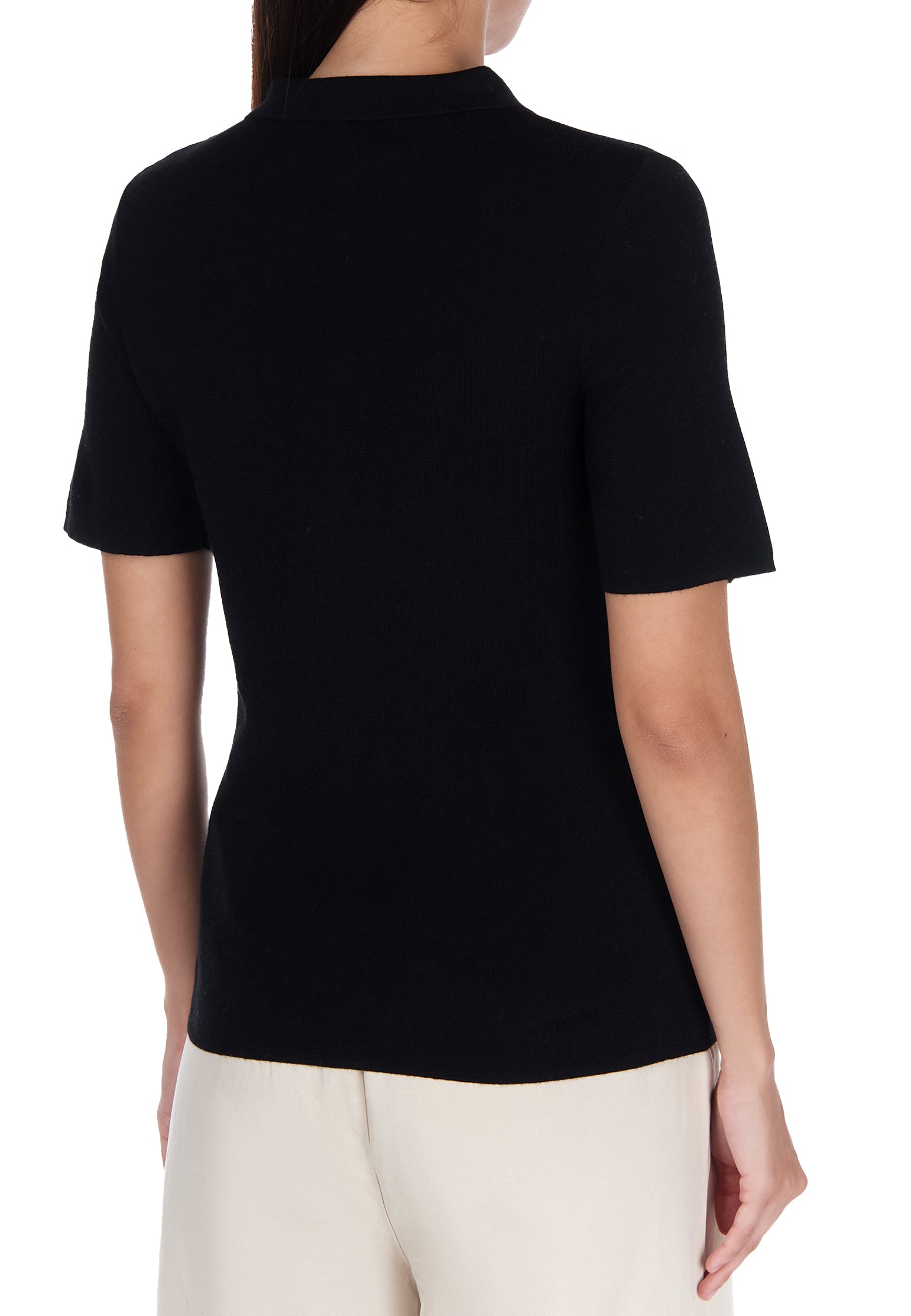 Black Sfilato polo - view 6