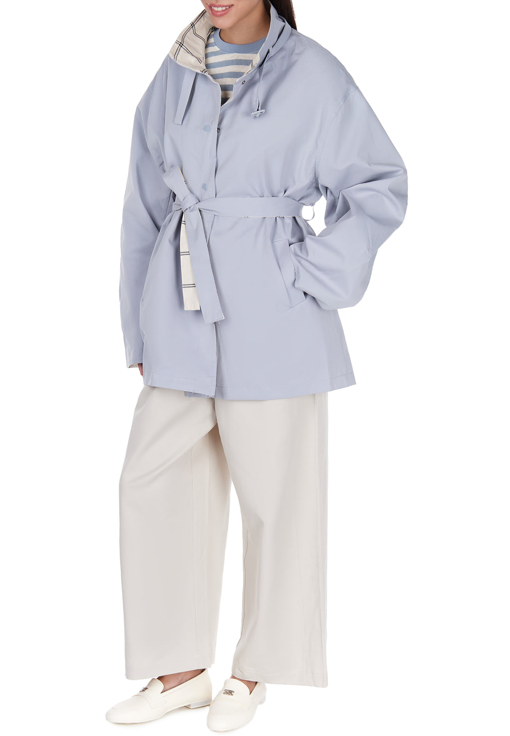 Gray Sfilato jacket - view 4