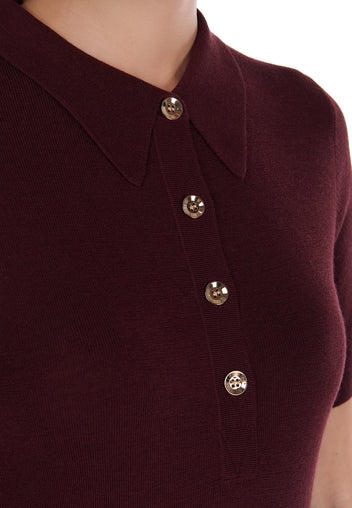 Black Sfilato polo - view 7