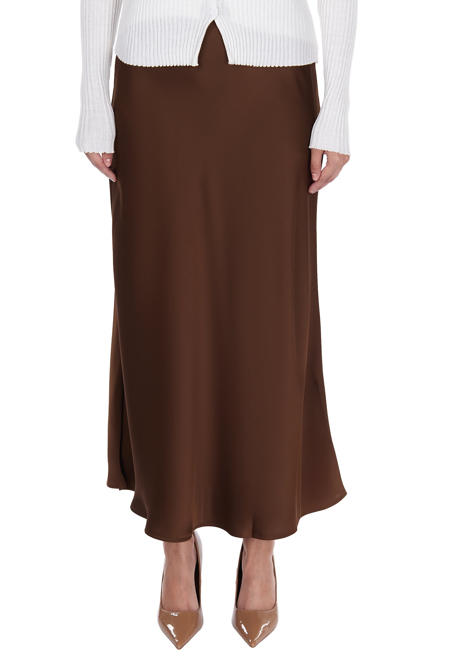 Brown Sfilato skirt - view 3