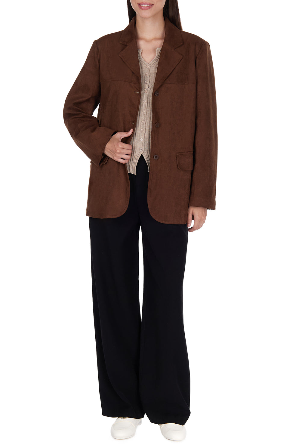 Brown Sfilato jacket - view 3