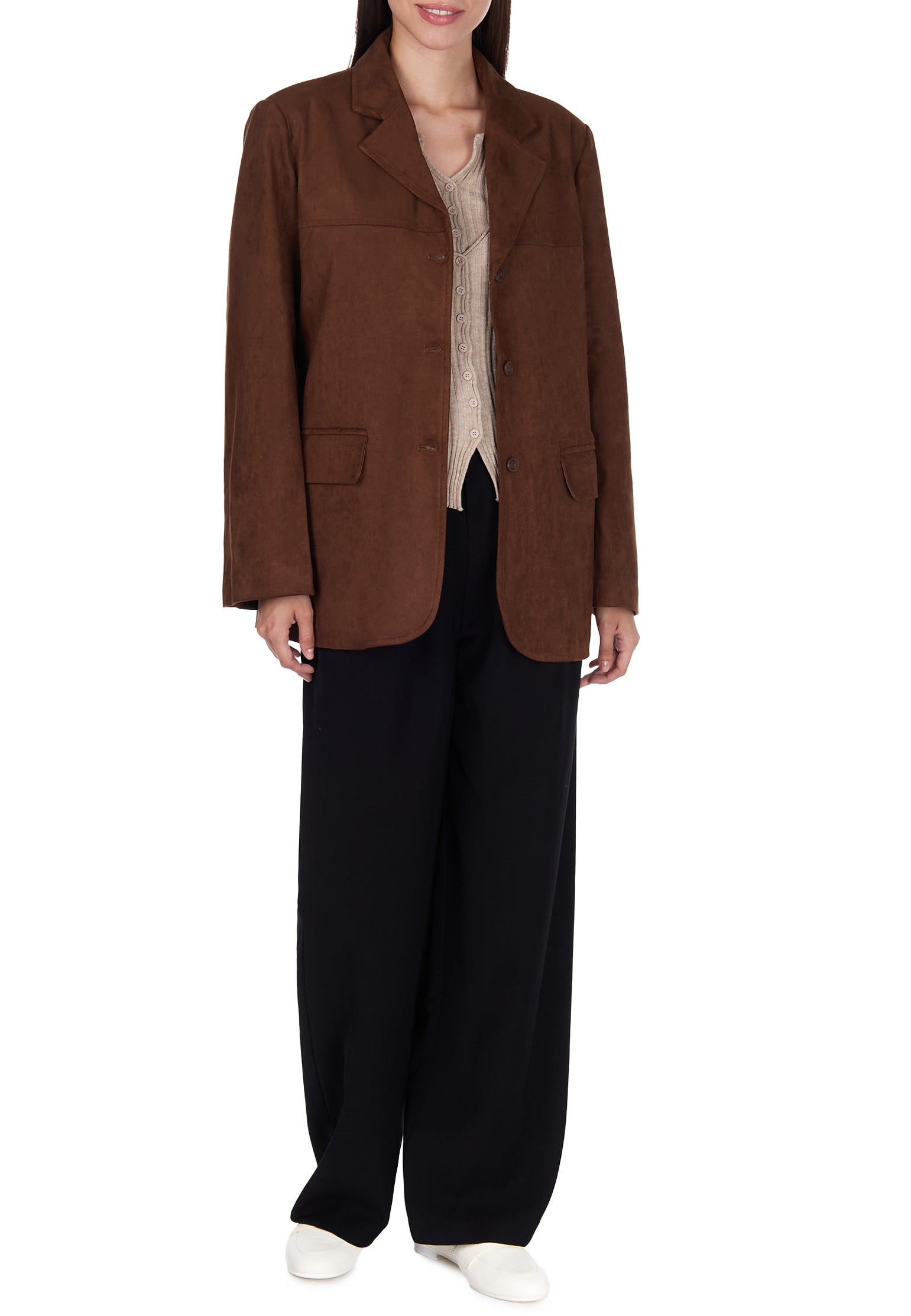 Brown Sfilato jacket - view 4