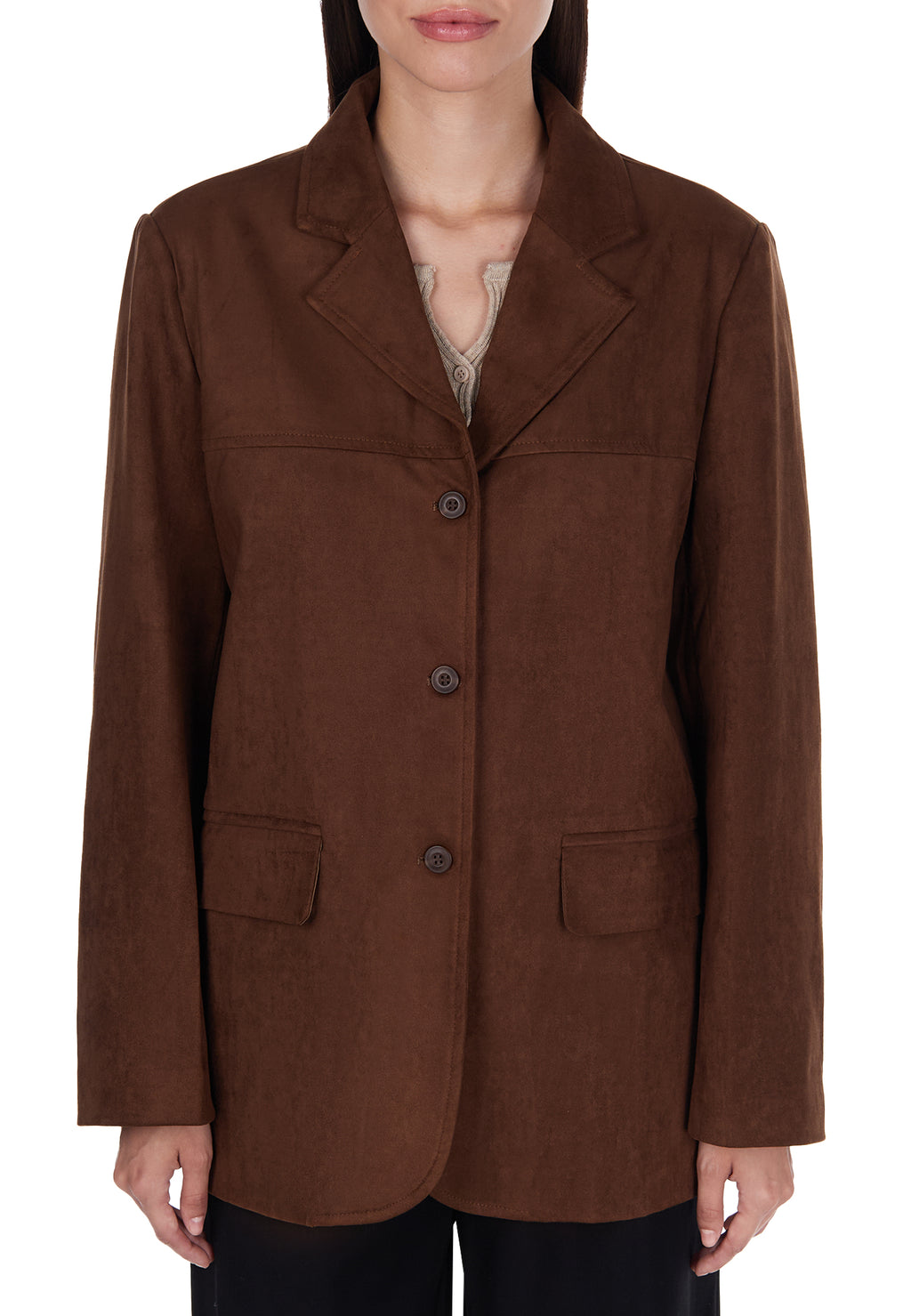 Brown Sfilato jacket - view 5