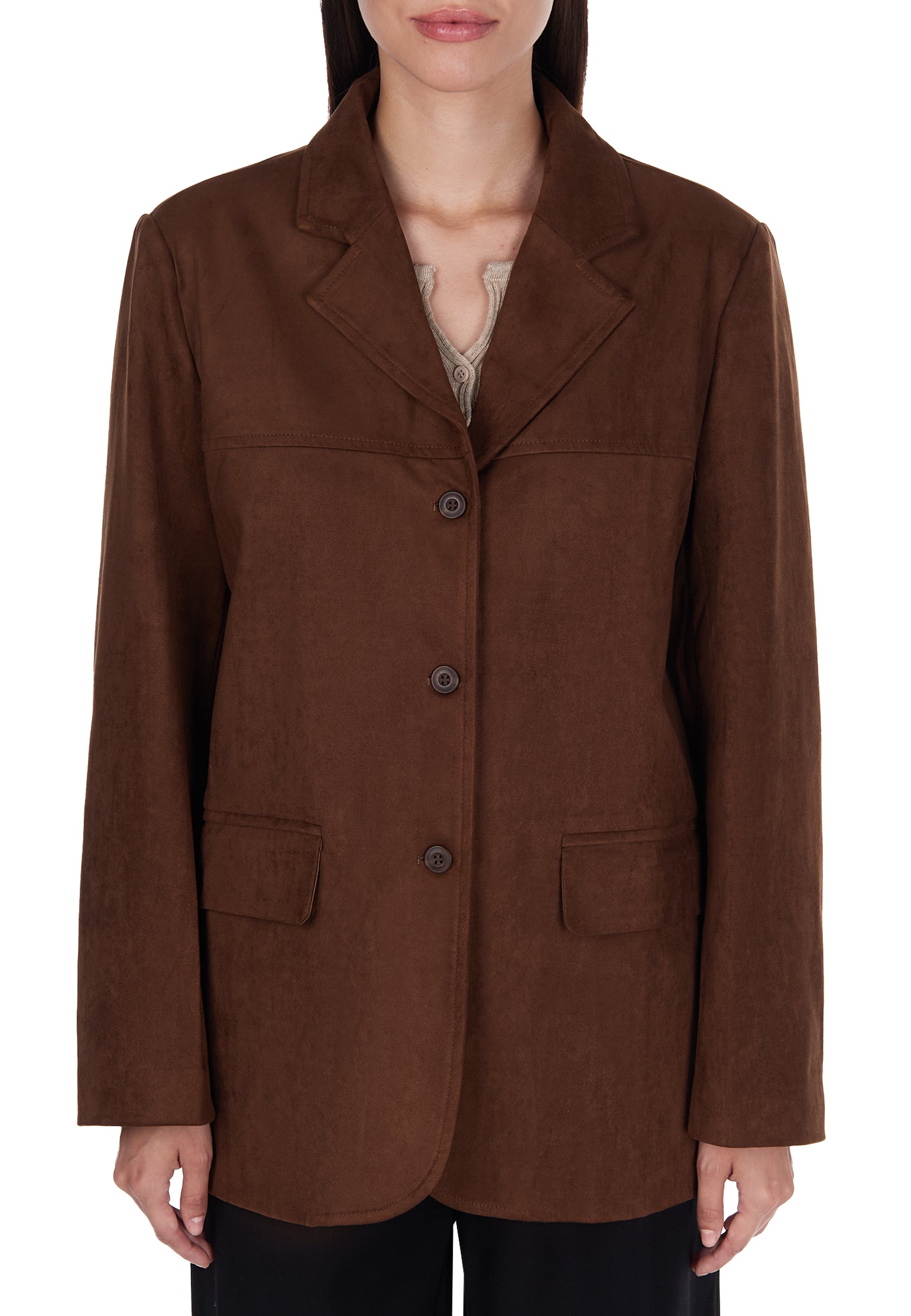 Brown Sfilato jacket - view 5