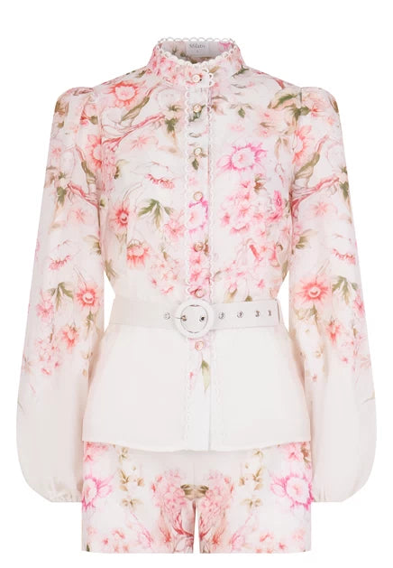 Costume with Floral Print