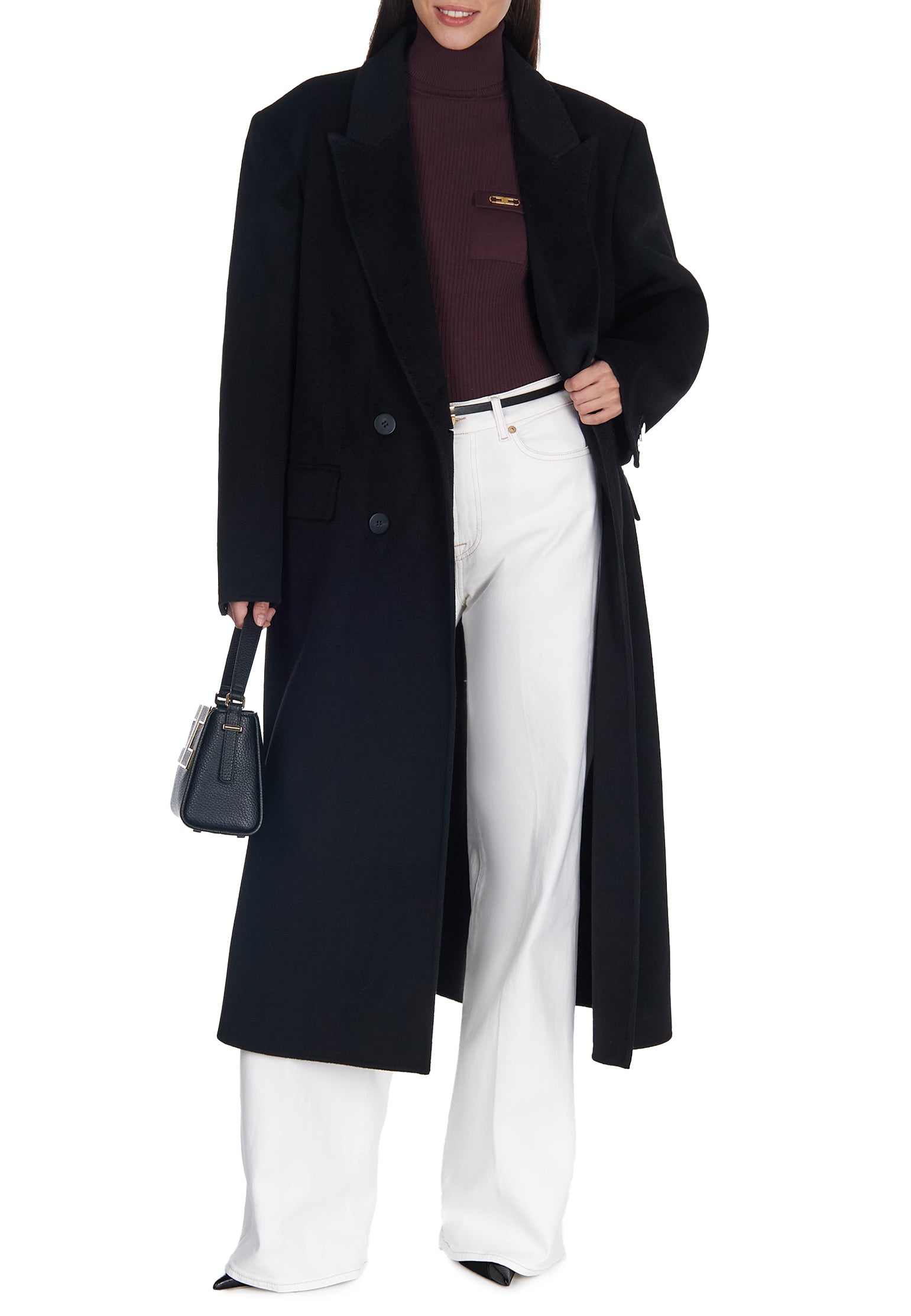 Black Sfilato coat - view 3