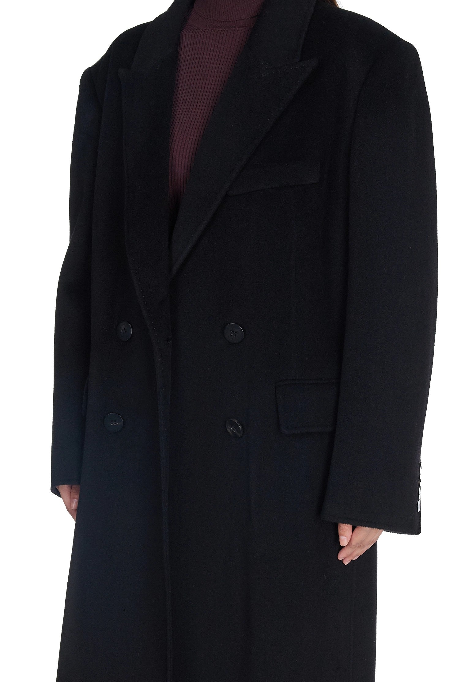 Black Sfilato coat - view 5