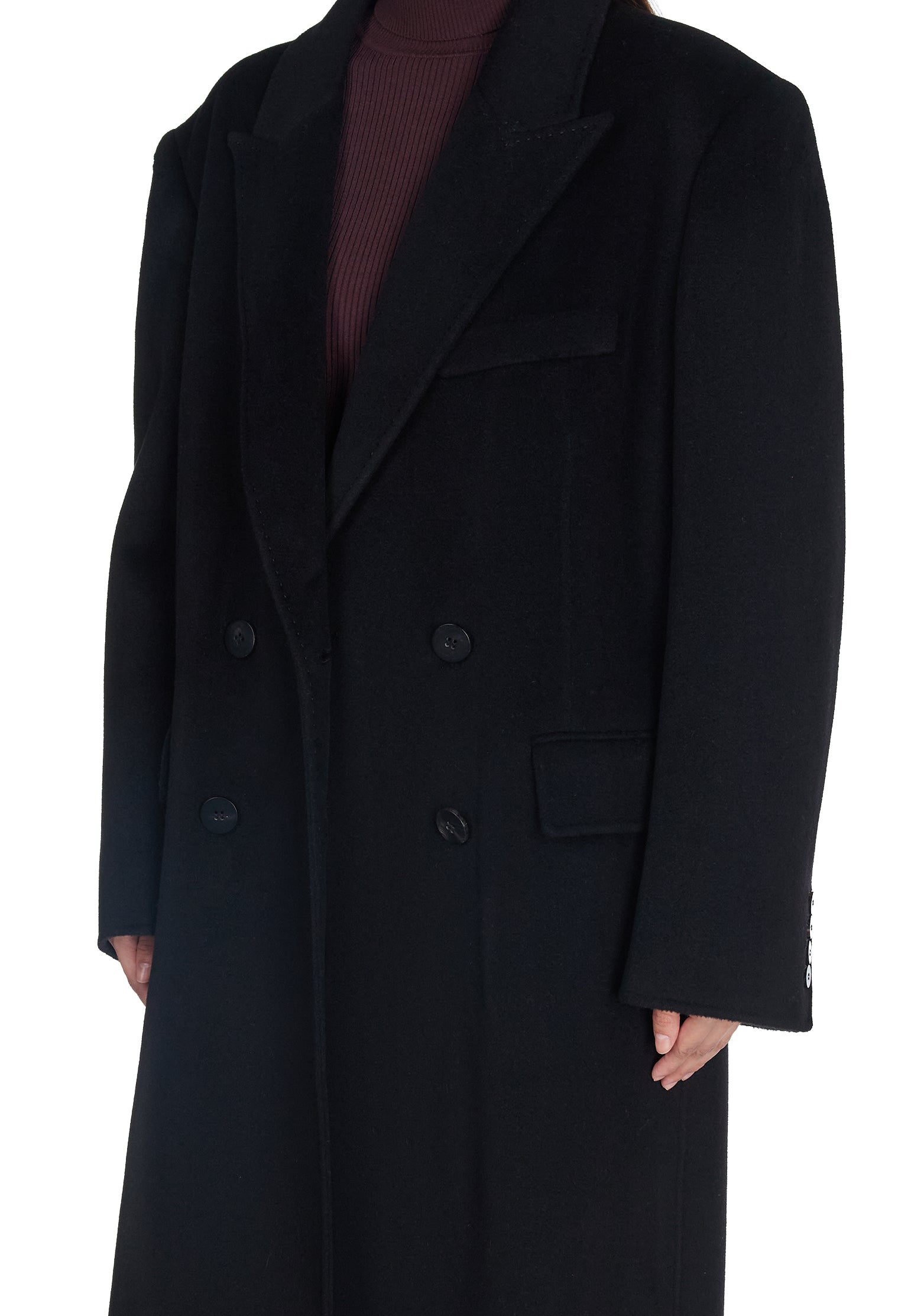 Black Sfilato coat - view 5
