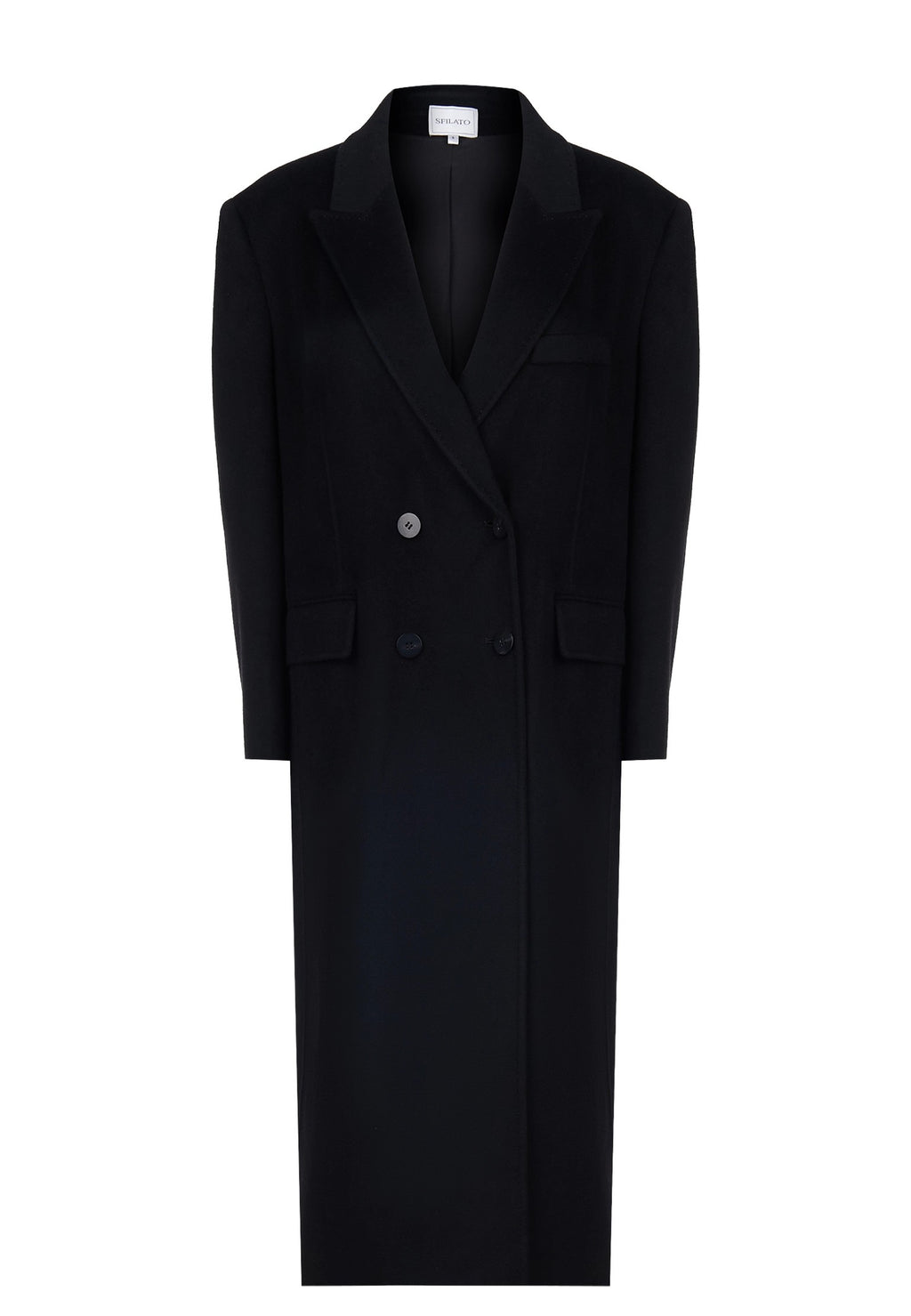 Black Sfilato coat - view 1