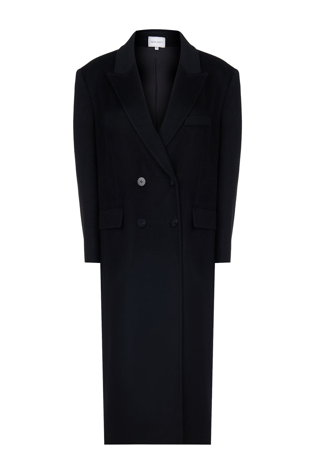 Black Sfilato coat - view 1