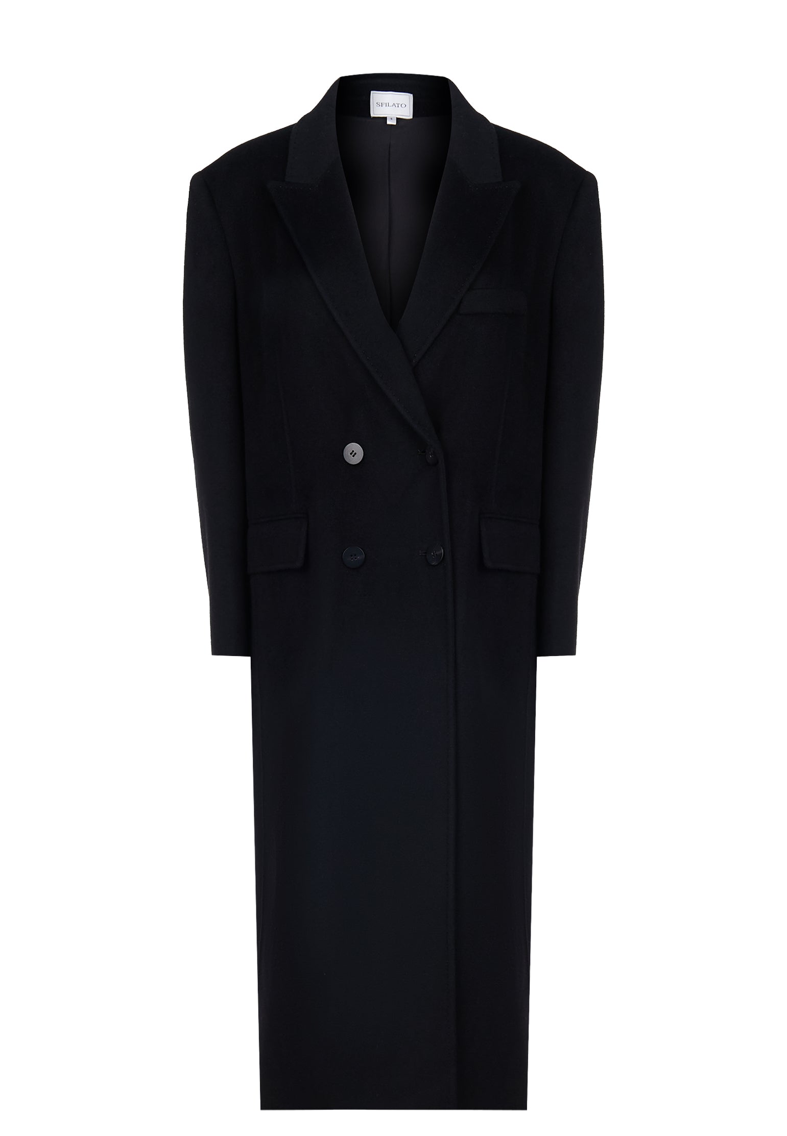 Black Sfilato coat - view 1