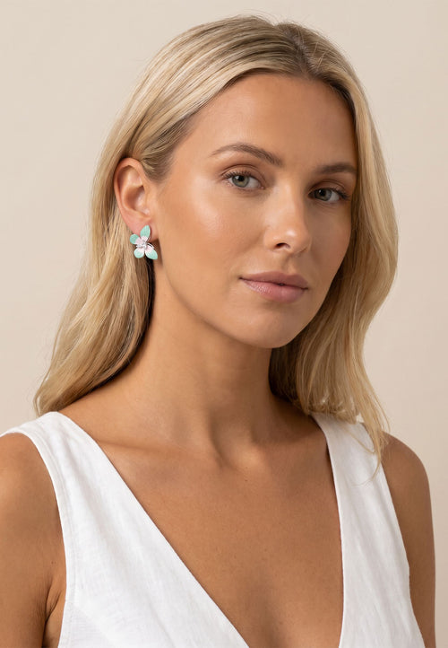 Allerona Earrings — Light Blue