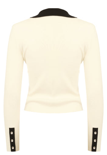 Manoppello Cardigan — White