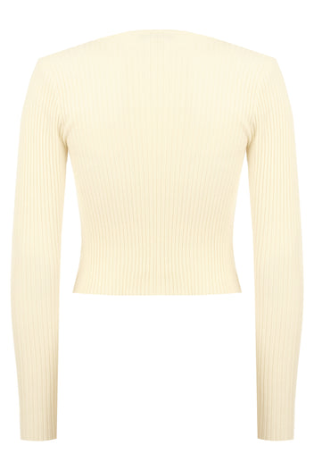 Maglie Cardigan — White