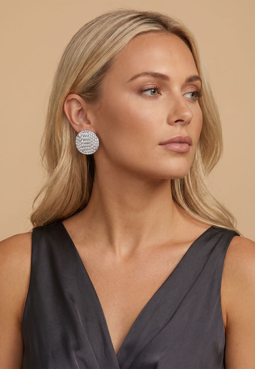 Altino Earrings — Silver