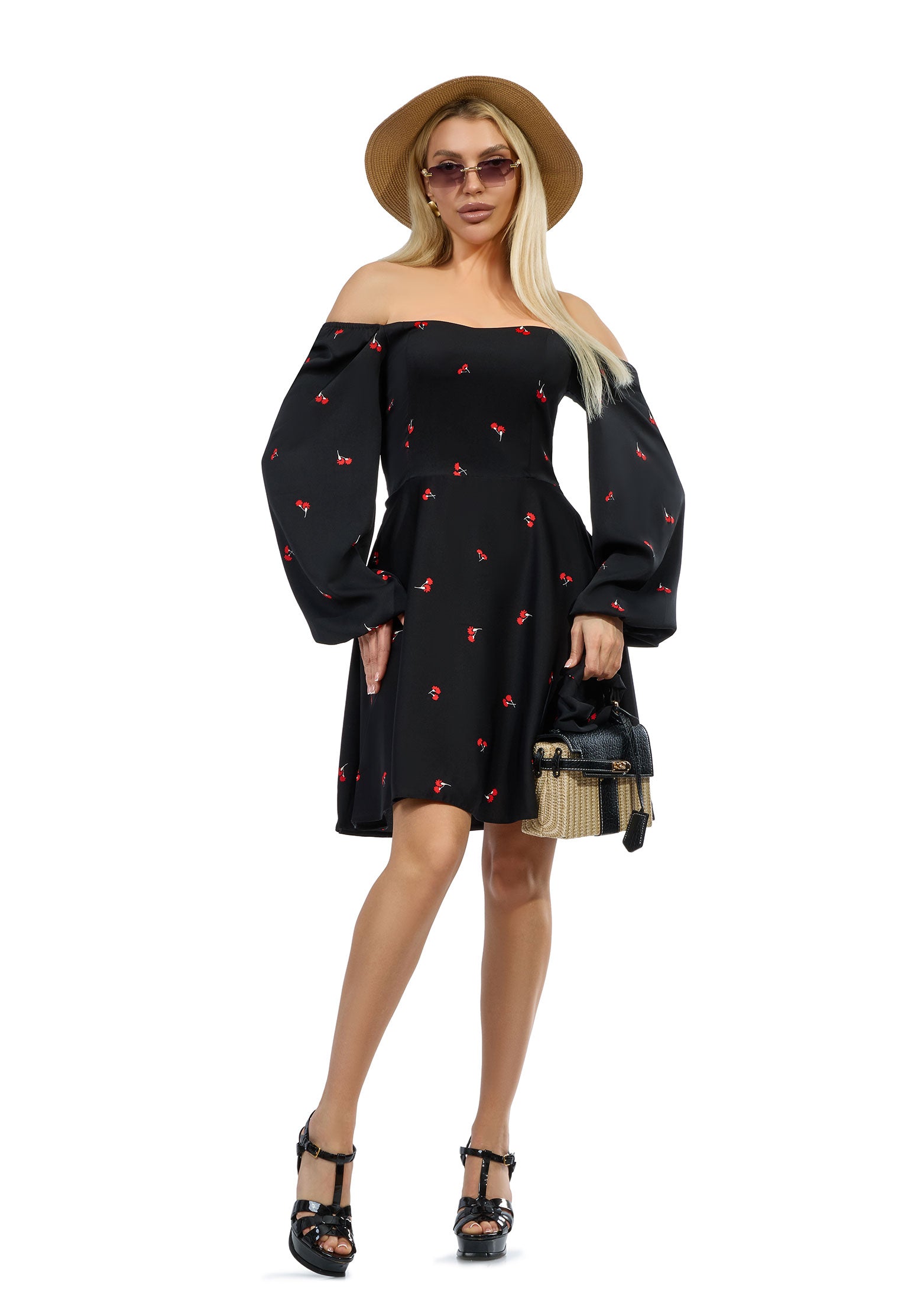 Palmiano Dress — Black