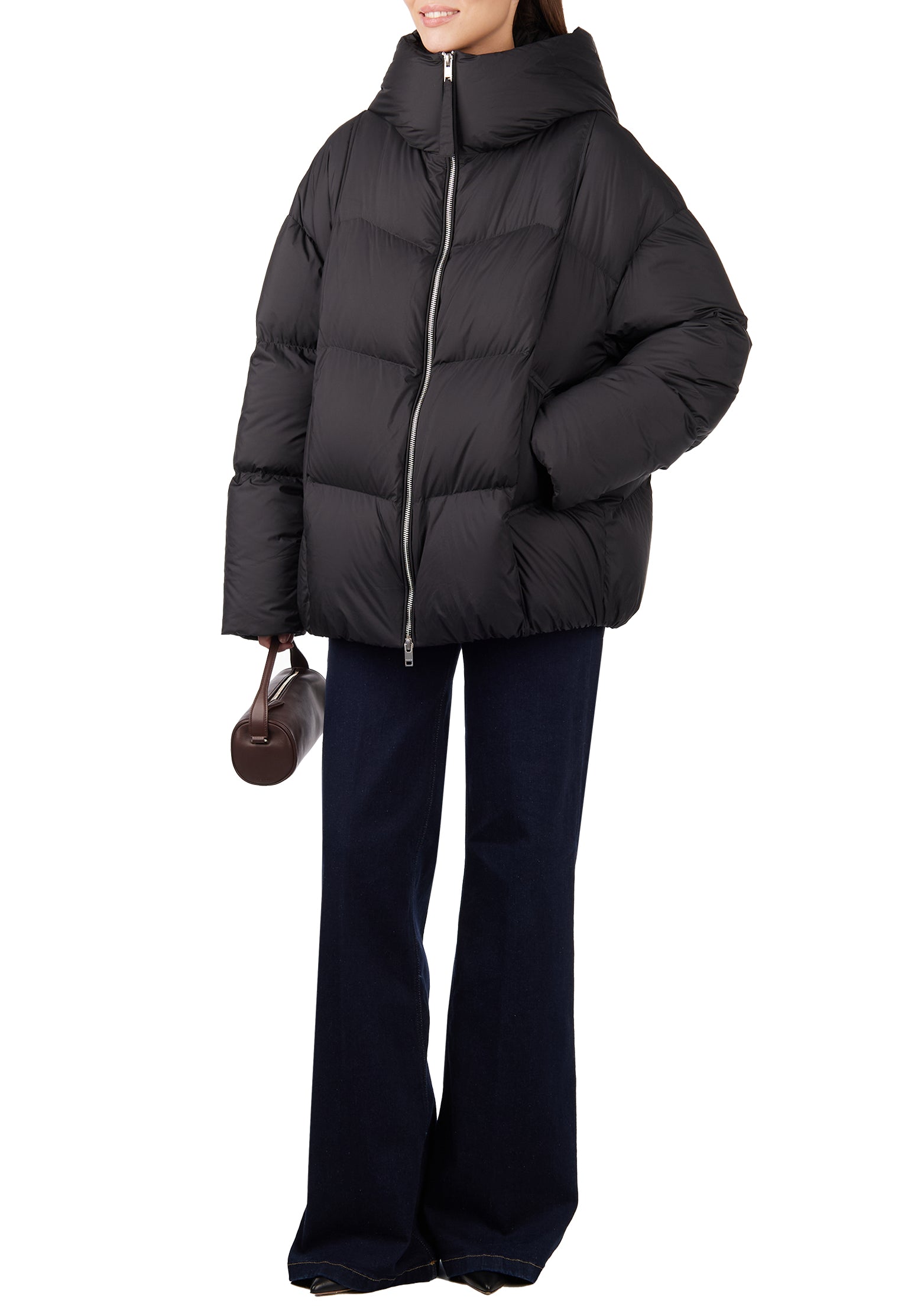 Sfilato Down Jacket ELS5246D (SMPL) — Black