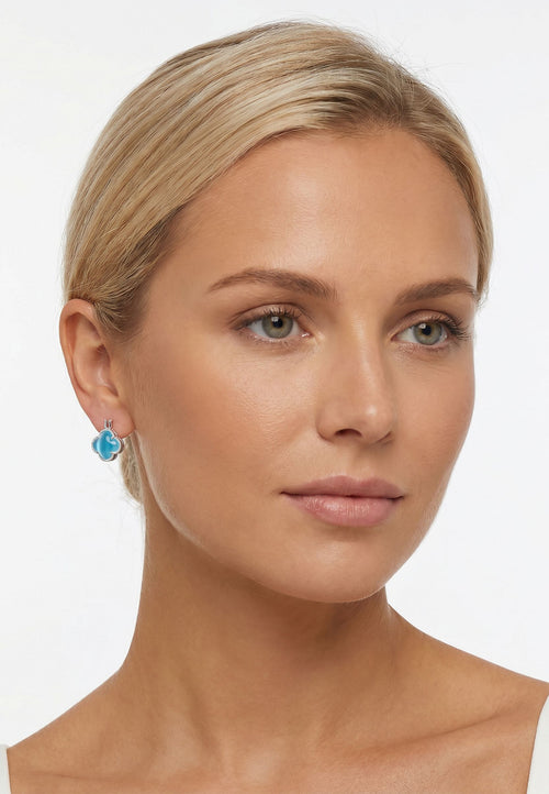 Alfiano Earrings — Light Blue
