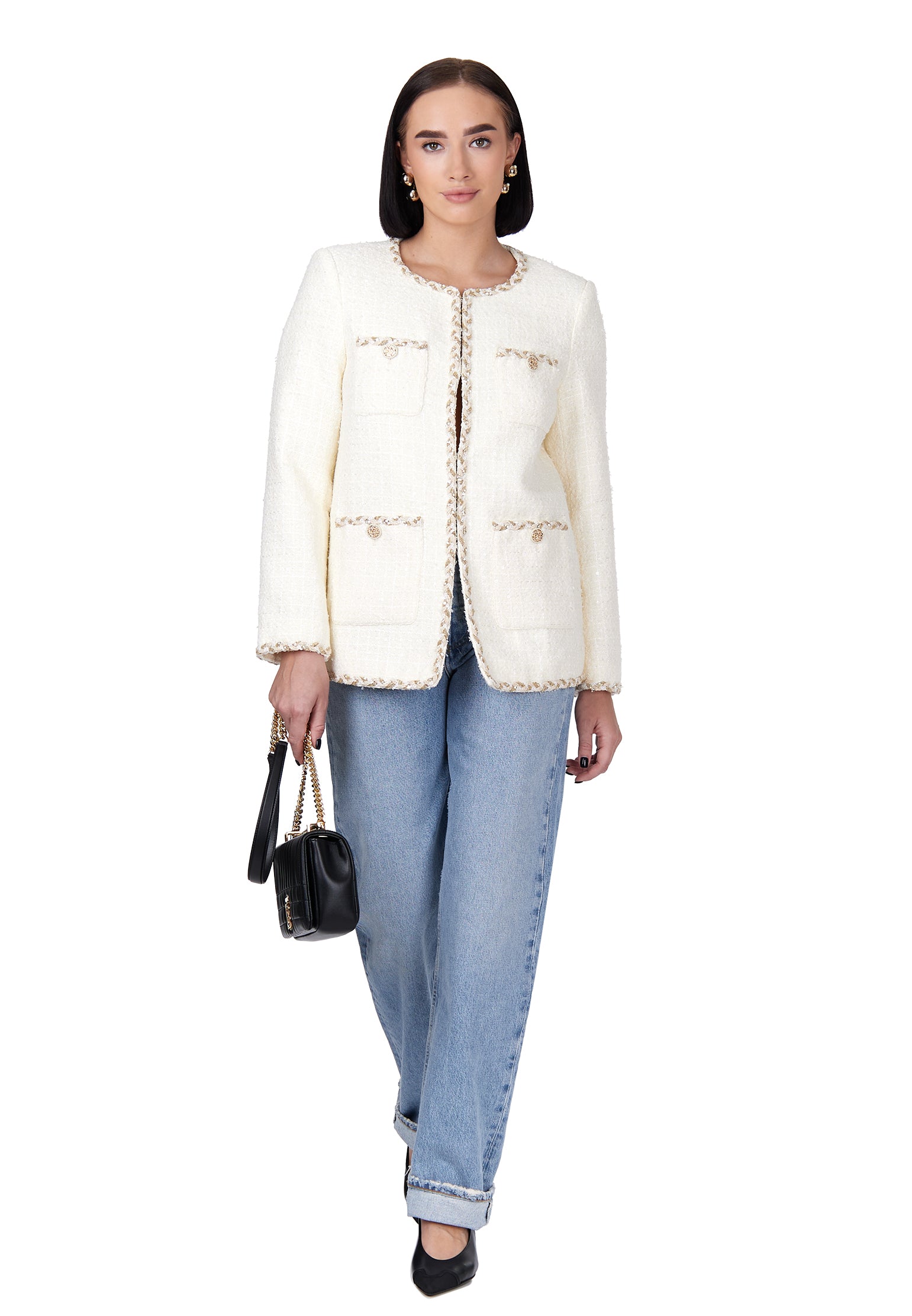 Davoli Cardigan — White
