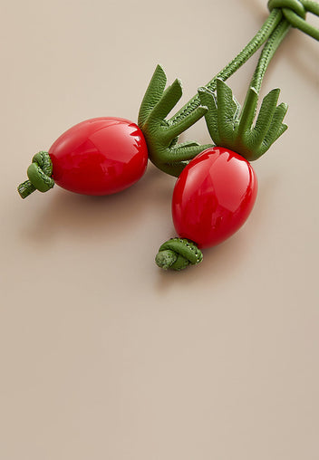 Berry Keychain — Red