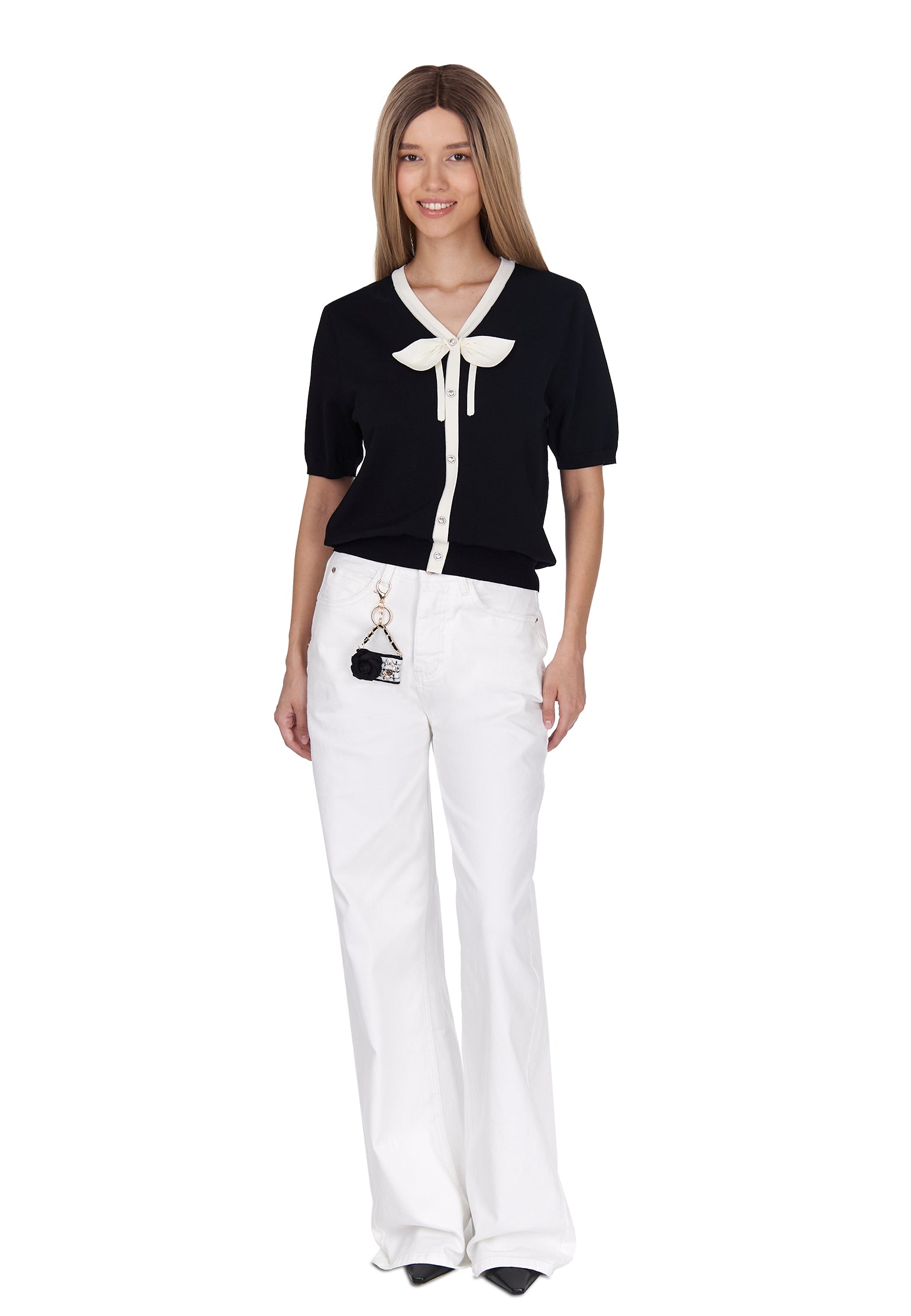 Sfilato Cardigan Kaulonia Cardigan (Sfilato118) — Black