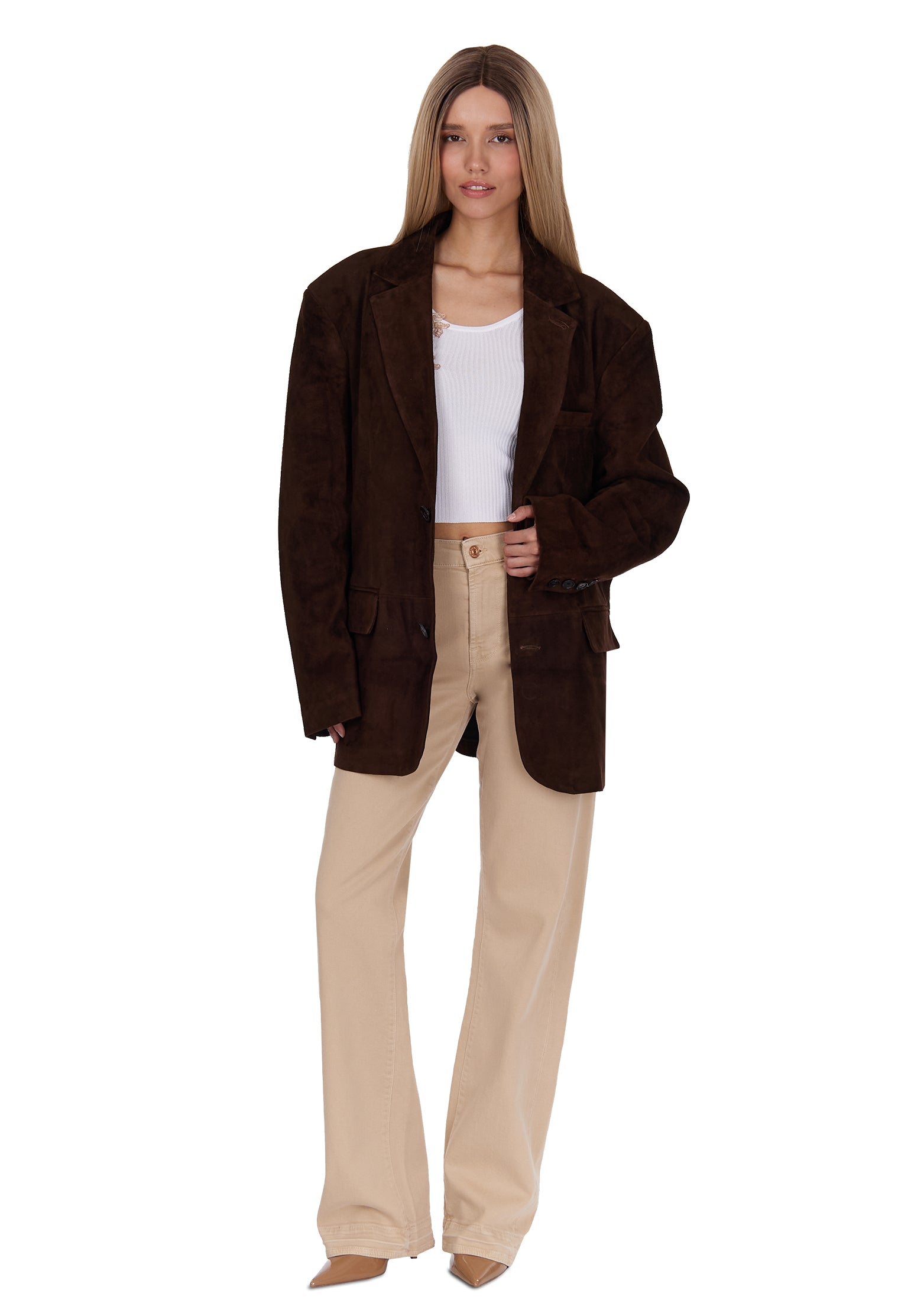 Belluno Blazer — Brown