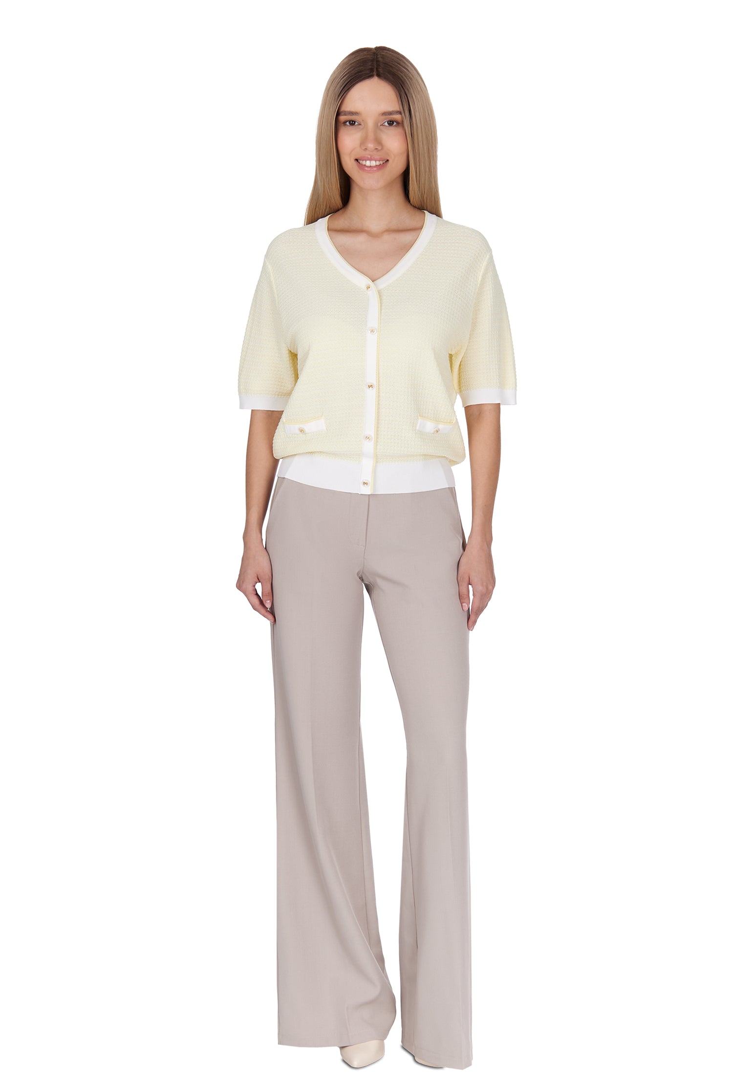 Macchia Cardigan — Yellow