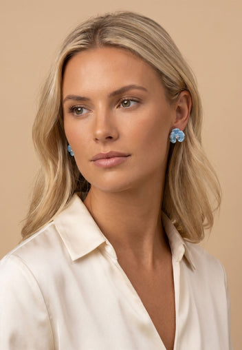 Alpette Earrings — Light Blue
