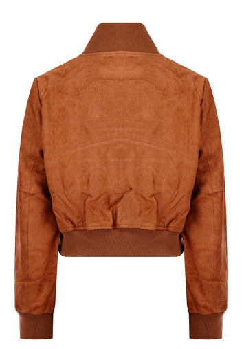 Landiona Bomber Jacket — Light Brown