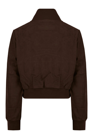 Landiona Bomber Jacket — Dark Brown