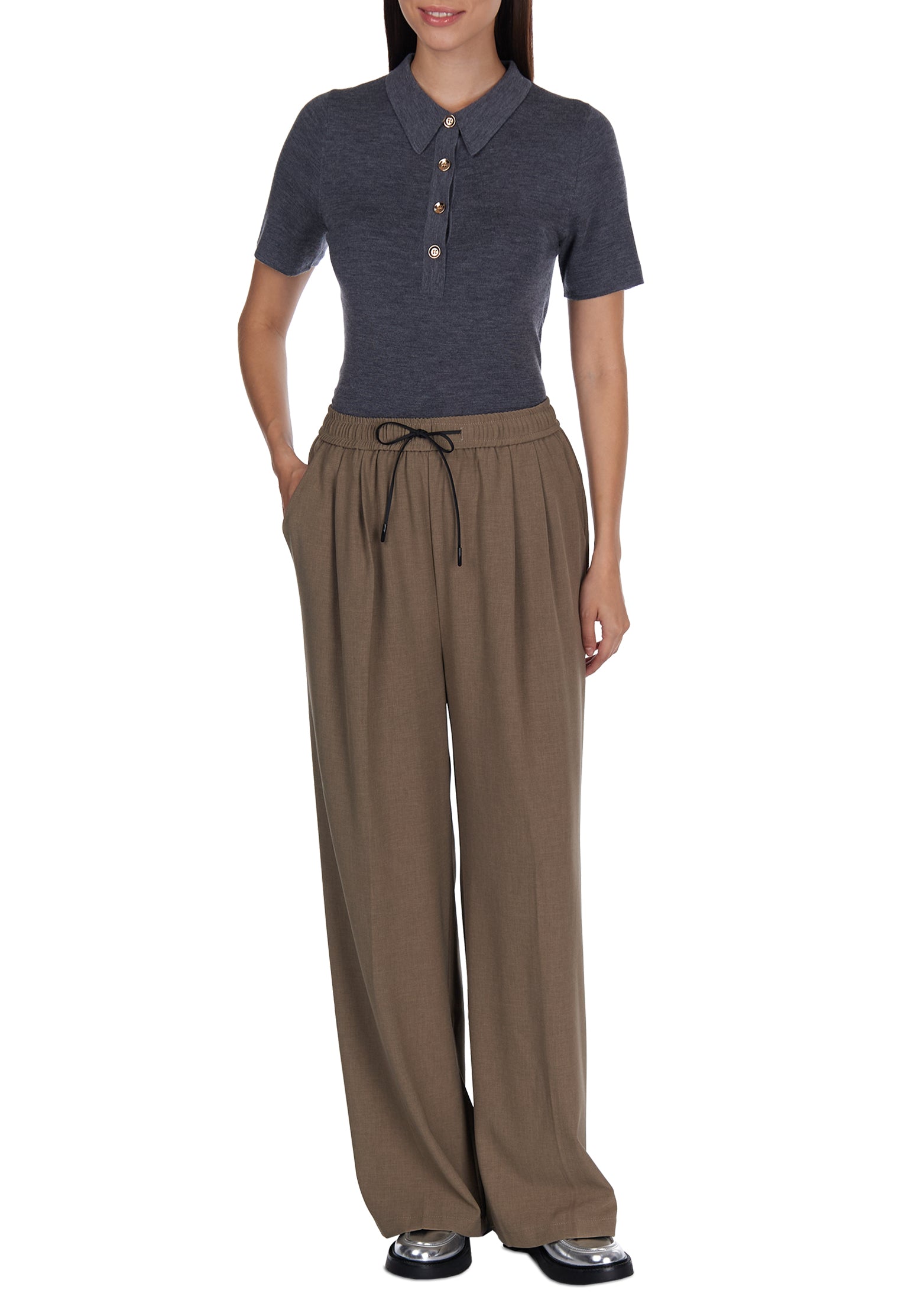 Navy Sfilato polo - view 4