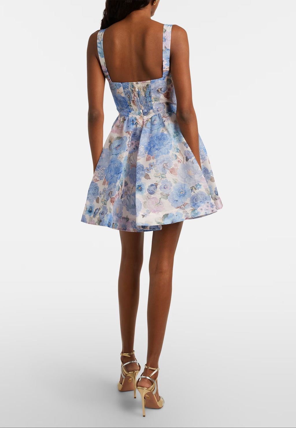 Gray and Brown Sfilato dress - view 2