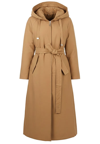 Brown Sfilato trench coat - view 1