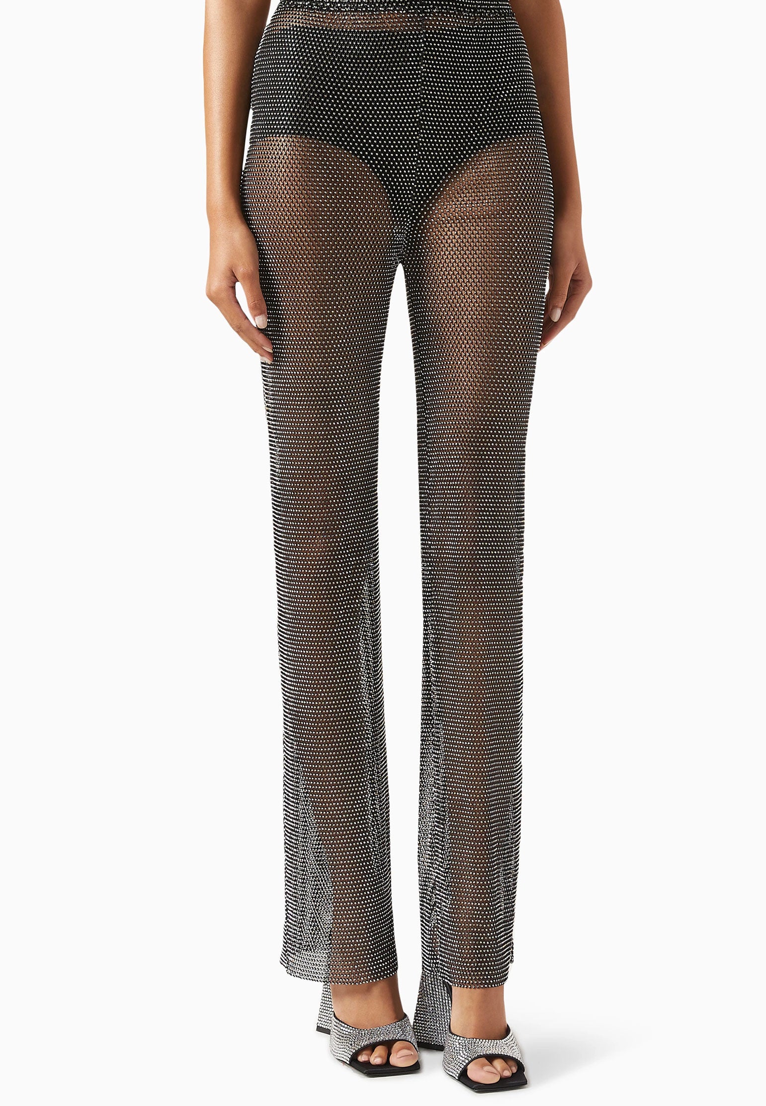Gray Sfilato trousers - view 2