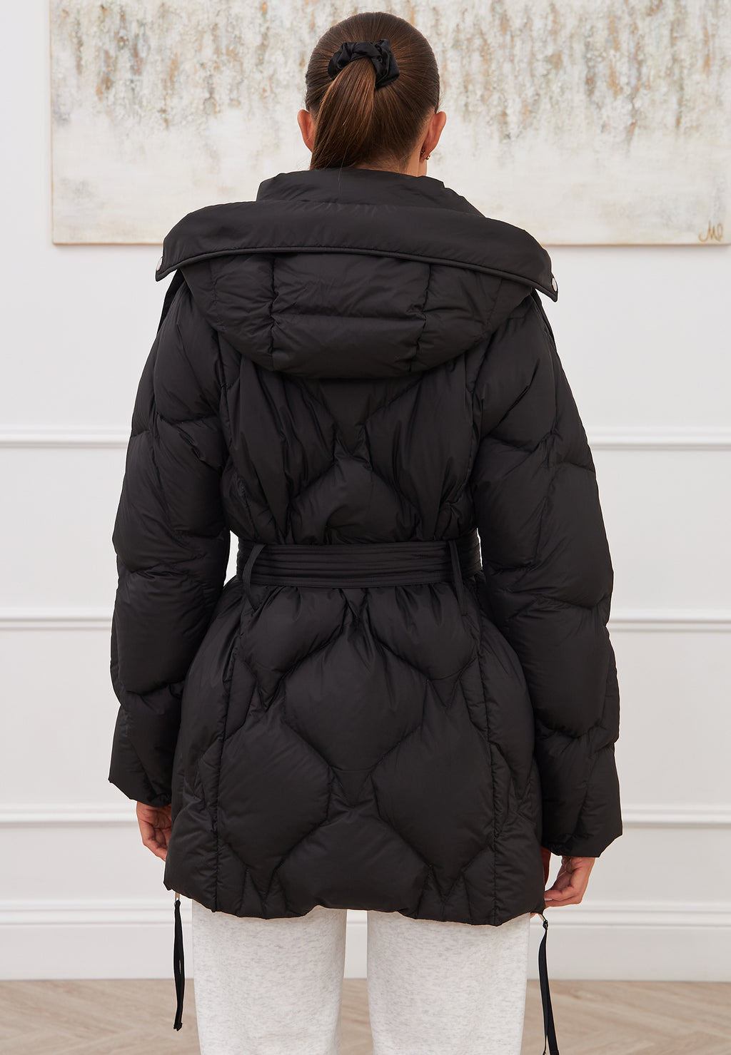 Black Sfilato puffer jacket - view 2