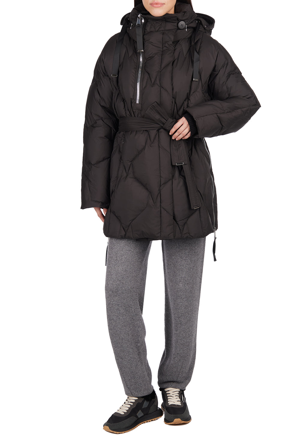 Black Sfilato puffer jacket - view 7