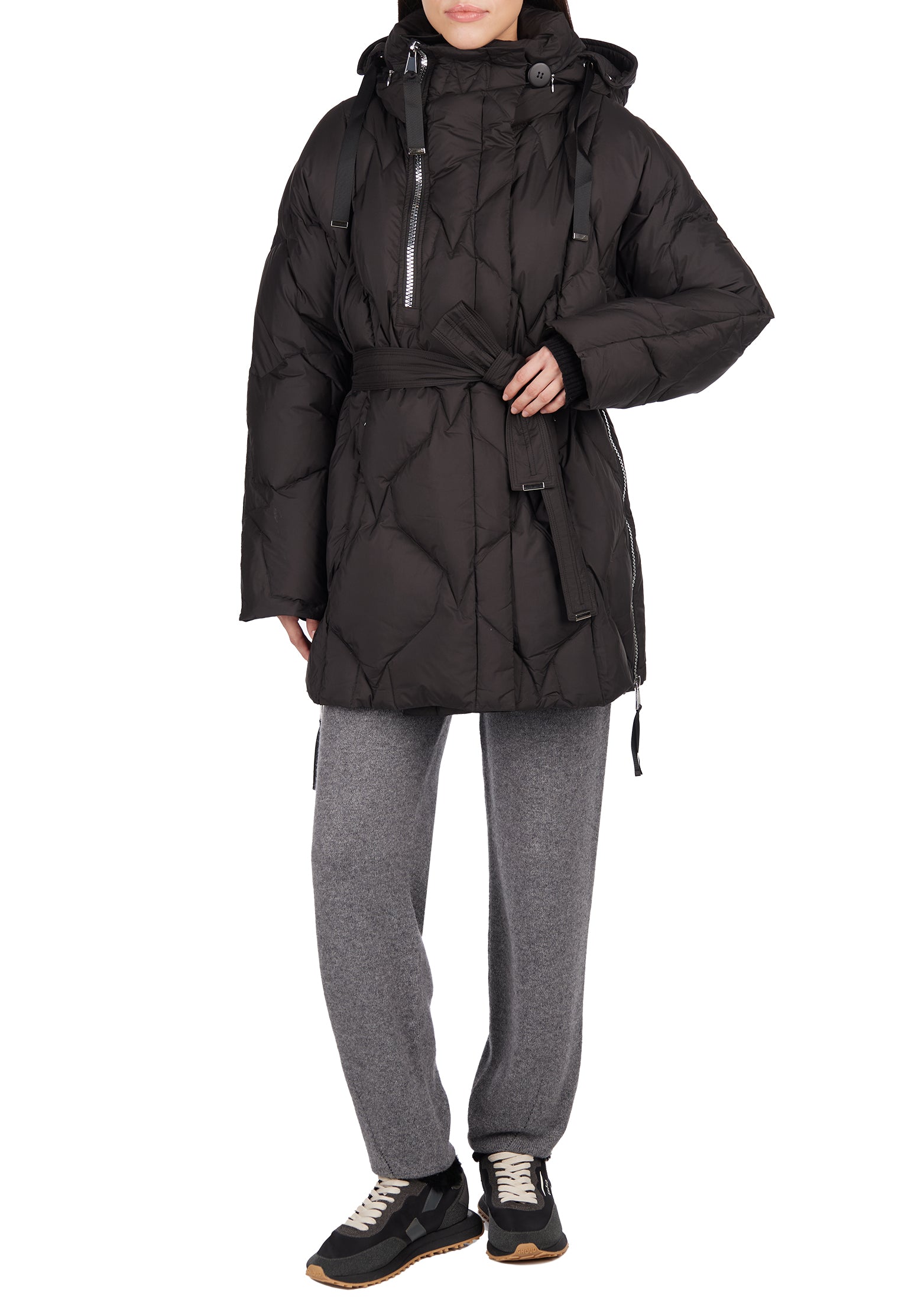 Black Sfilato puffer jacket - view 7