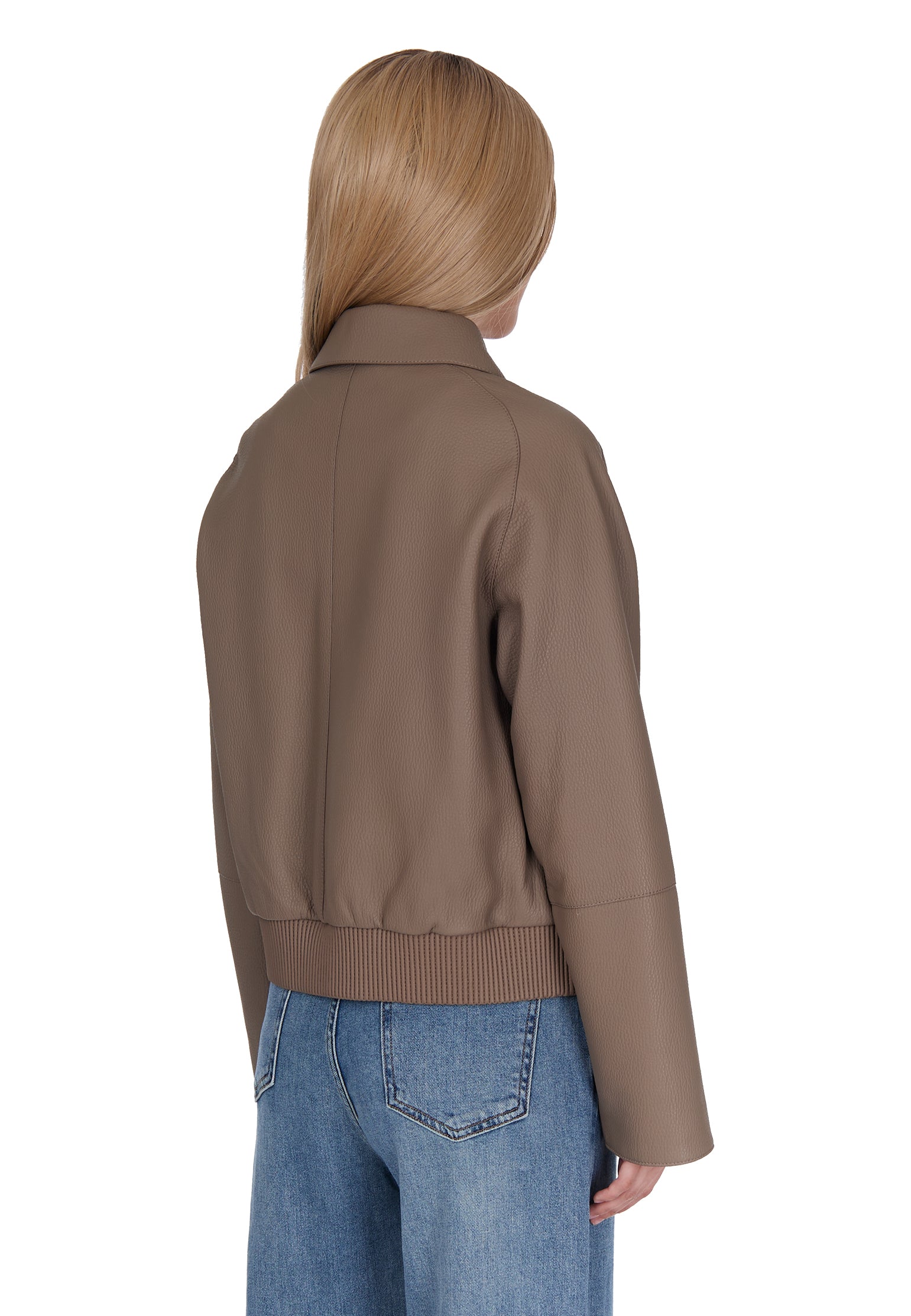 Brown Sfilato bomber jacket - view 3