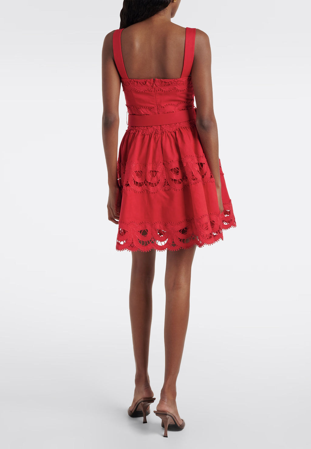 Burgundy Sfilato dress - view 2