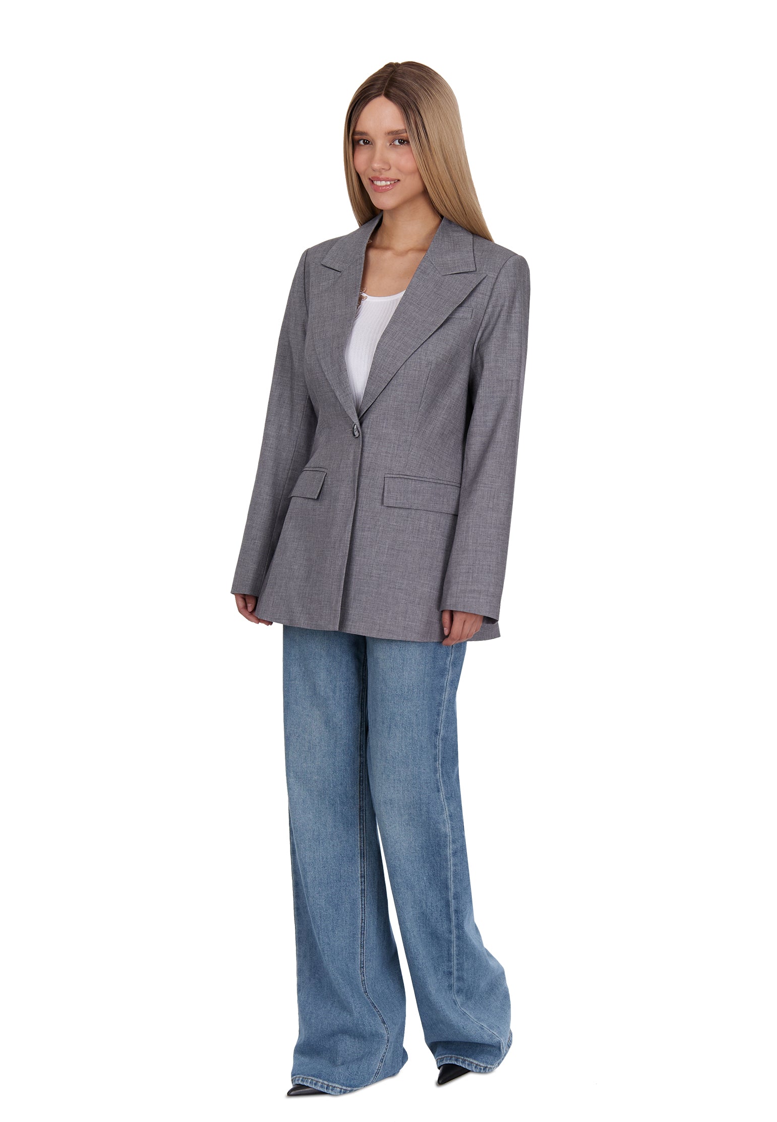 Gray Sfilato jacket - view 4