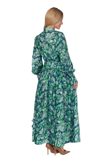 Teal Sfilato skirt suit - view 2
