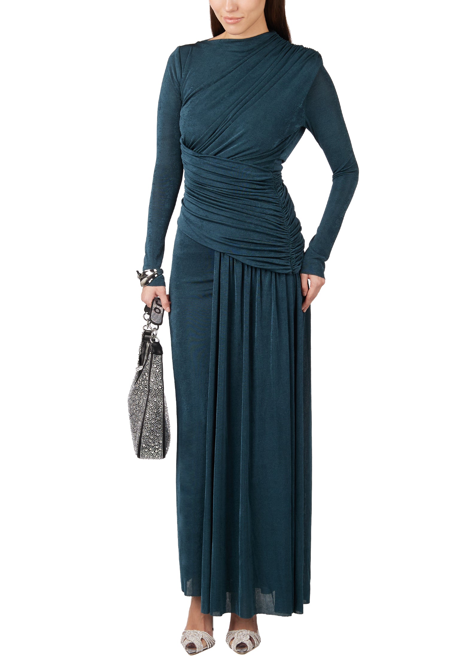 Teal Sfilato dress - view 5