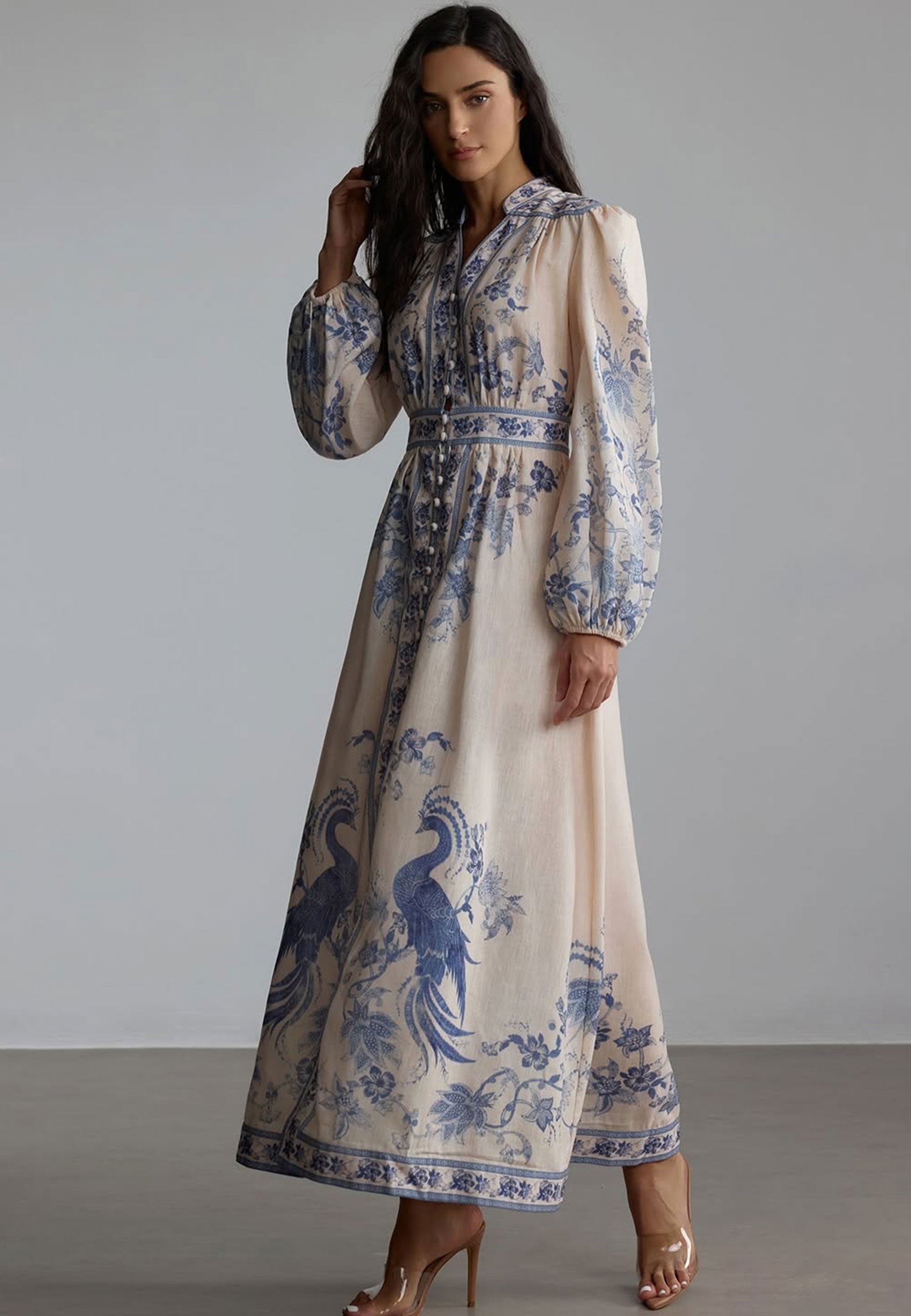 Gray Sfilato dress - view 2