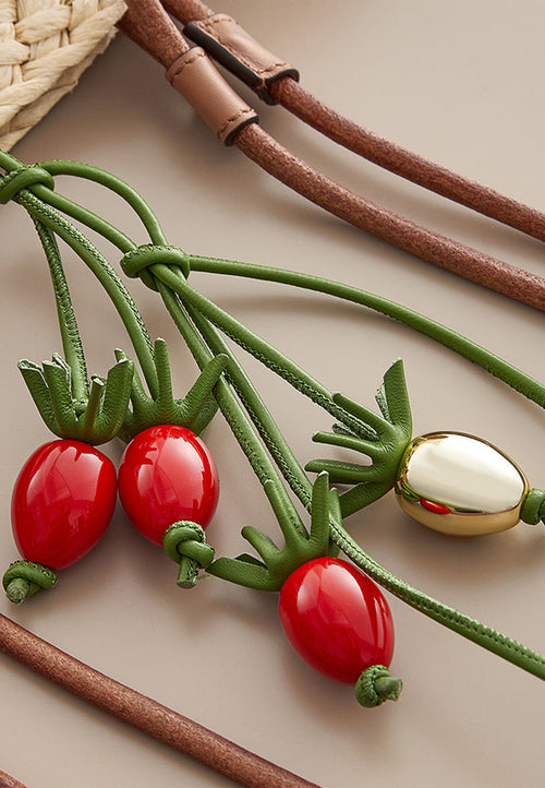 Berry Keychain — Red